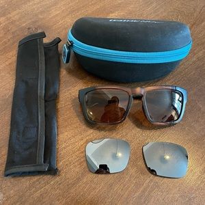 Optic Nerve Sunglasses, Case and Spare Lenses